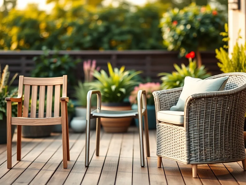 Z jakiego materiału wybrać najlepsze meble ogrodowe na taras?